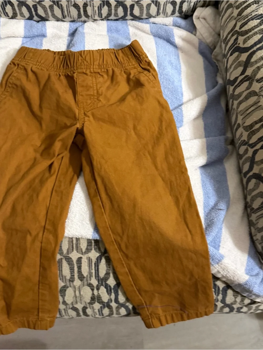 Carters Size 3t Elastic-Waist Pants in Brown
